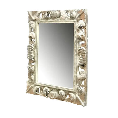NOTRE DAME Hand-Carved Wood Wall Mirror