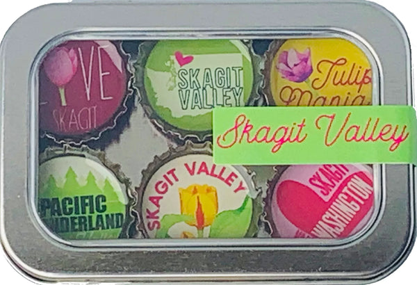 Skagit Valley, Washington Magnets - Set of 6 - Gifts for You 'n Me