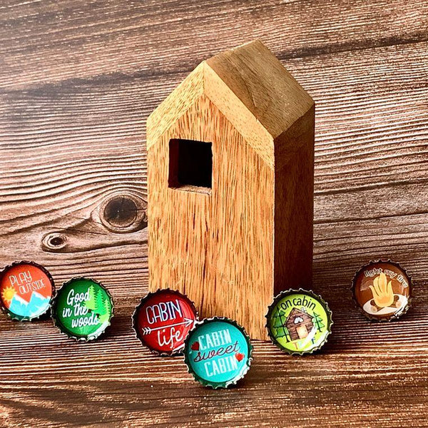 Cabin Life Magnets - Set of 6 - Gifts for You 'n Me