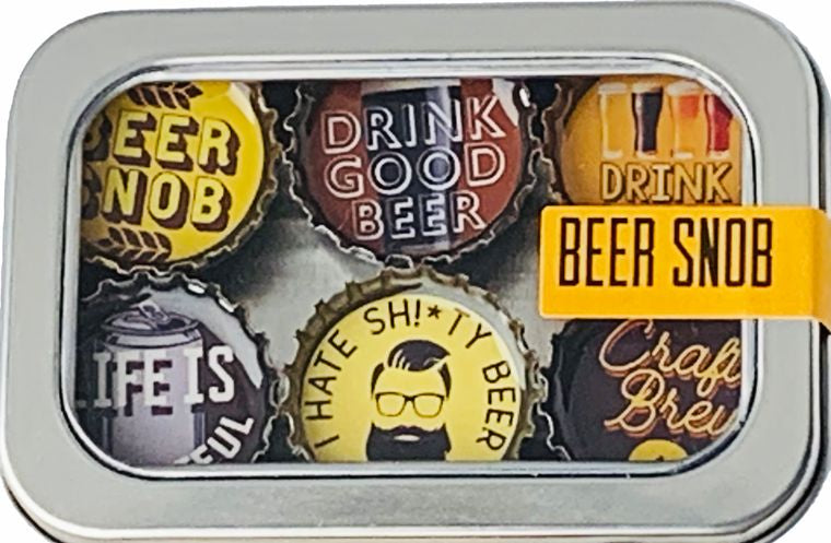Beer Snob / Father's Day Magnets - Set of 6