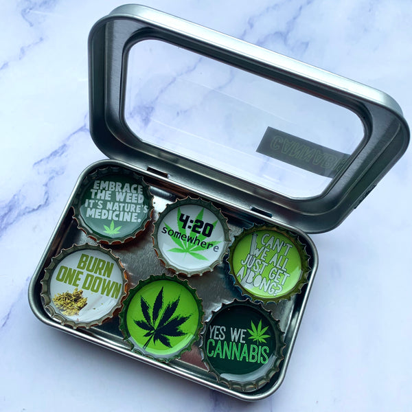 Cannabis Magnets - Set of 6